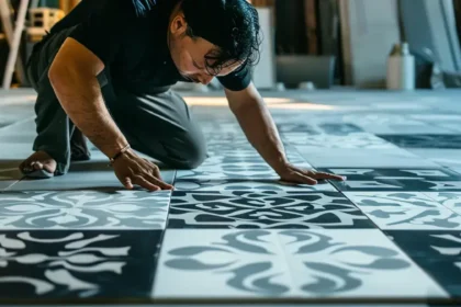 How Installing White Patterned Cement Tile Transforms Your Home